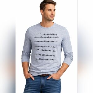 Le 31 Simons Graphic Long Sleeve T-Shirt | Men's Size M